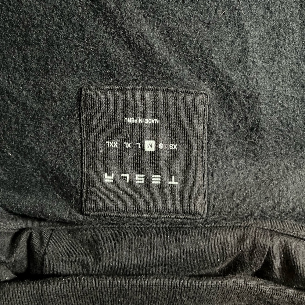 Tesla Black Crewneck Sweater